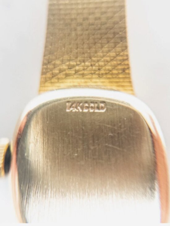 Rolex Ladies Vintage Dress Watch 14k Yellow Gold 100% Original main image 5